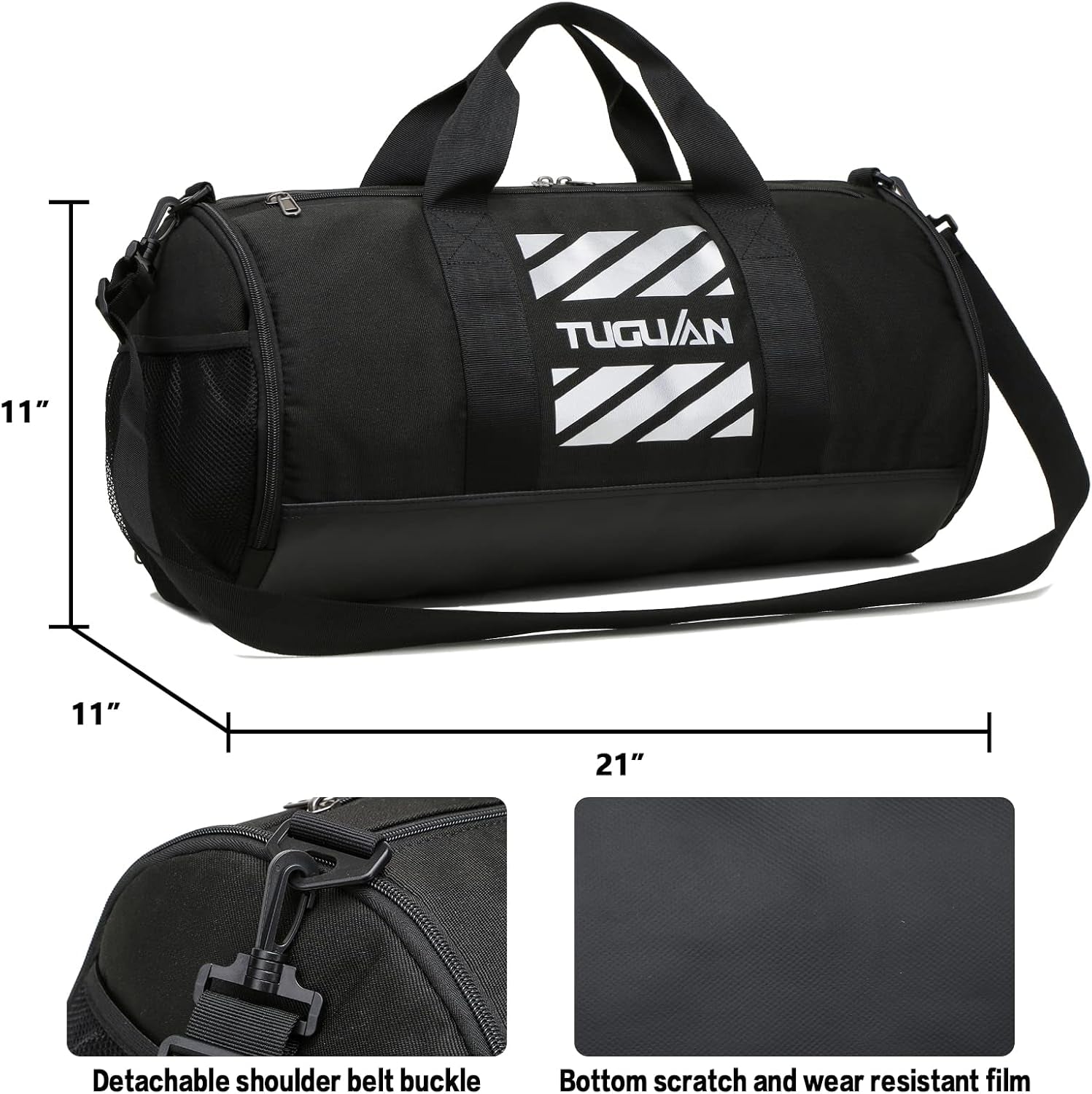 SportMax™ | Bolso Deportivo Multifuncional con Compartimento para Zapatos