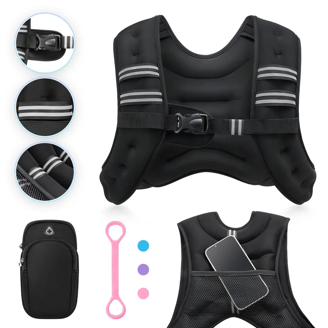 IronVest™ | Chaleco de Peso Ajustable para Multiplicar tus Resultados