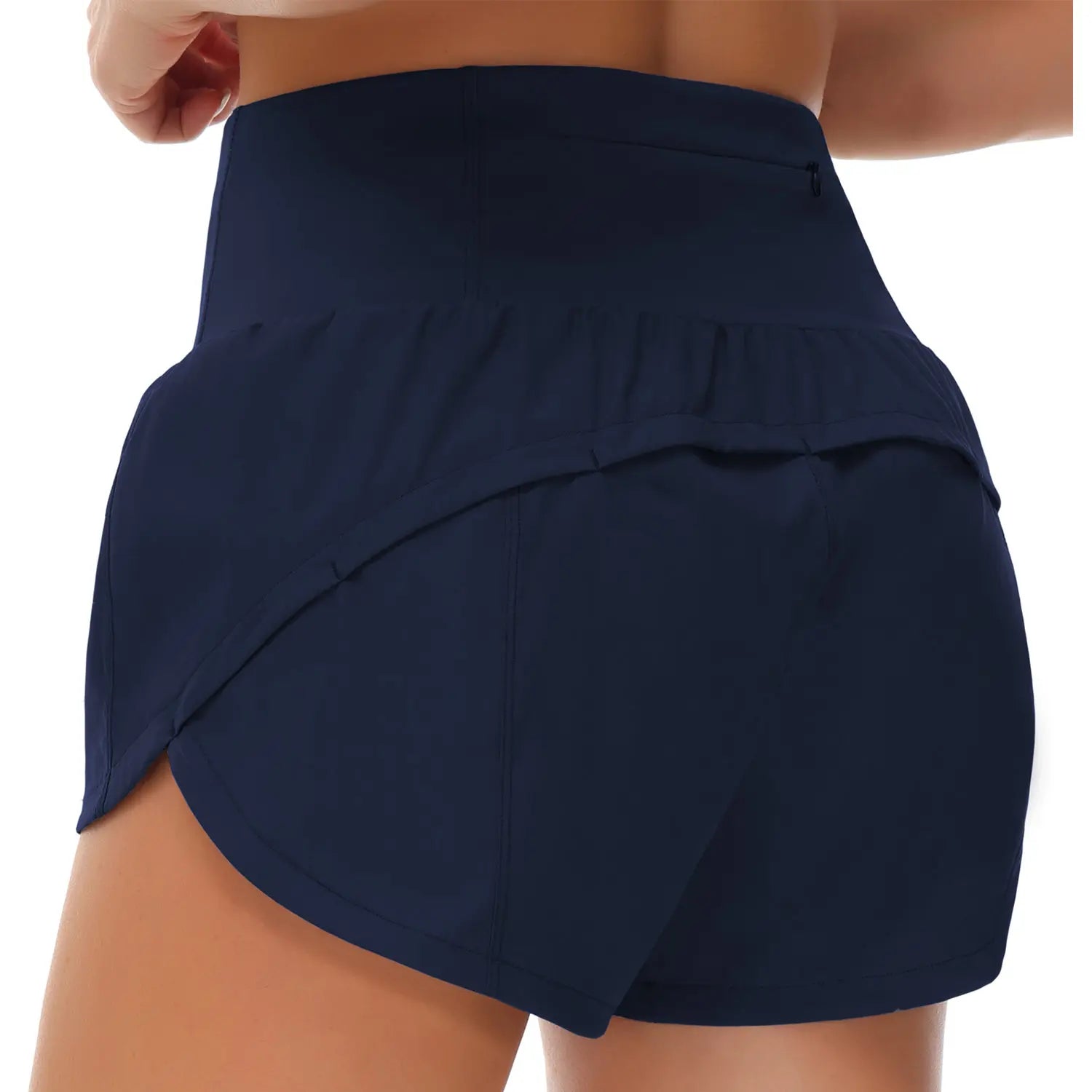 MoveFit™ | Short Deportivo de Cintura Alta con Bolsillos