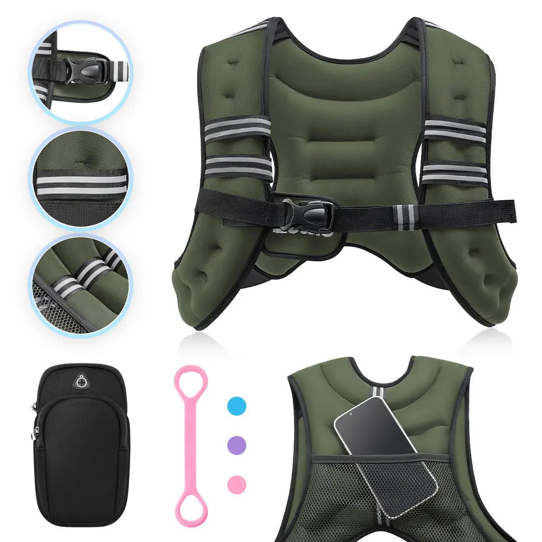 IronVest™ | Chaleco de Peso Ajustable para Multiplicar tus Resultados
