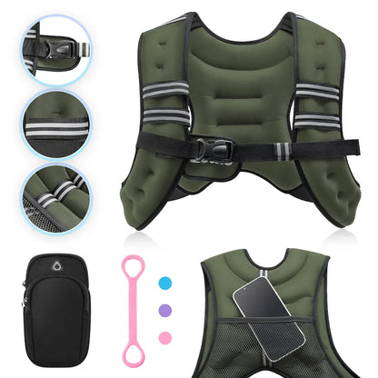 IronVest™ | Chaleco de Peso Ajustable para Multiplicar tus Resultados