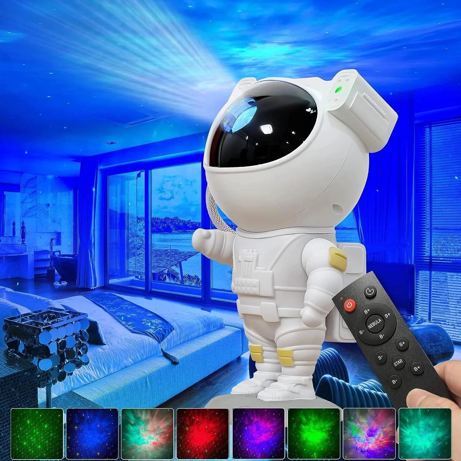 GalaxyDream™ | Proyector Astronauta que Convierte tu Habitación en una Galaxia
