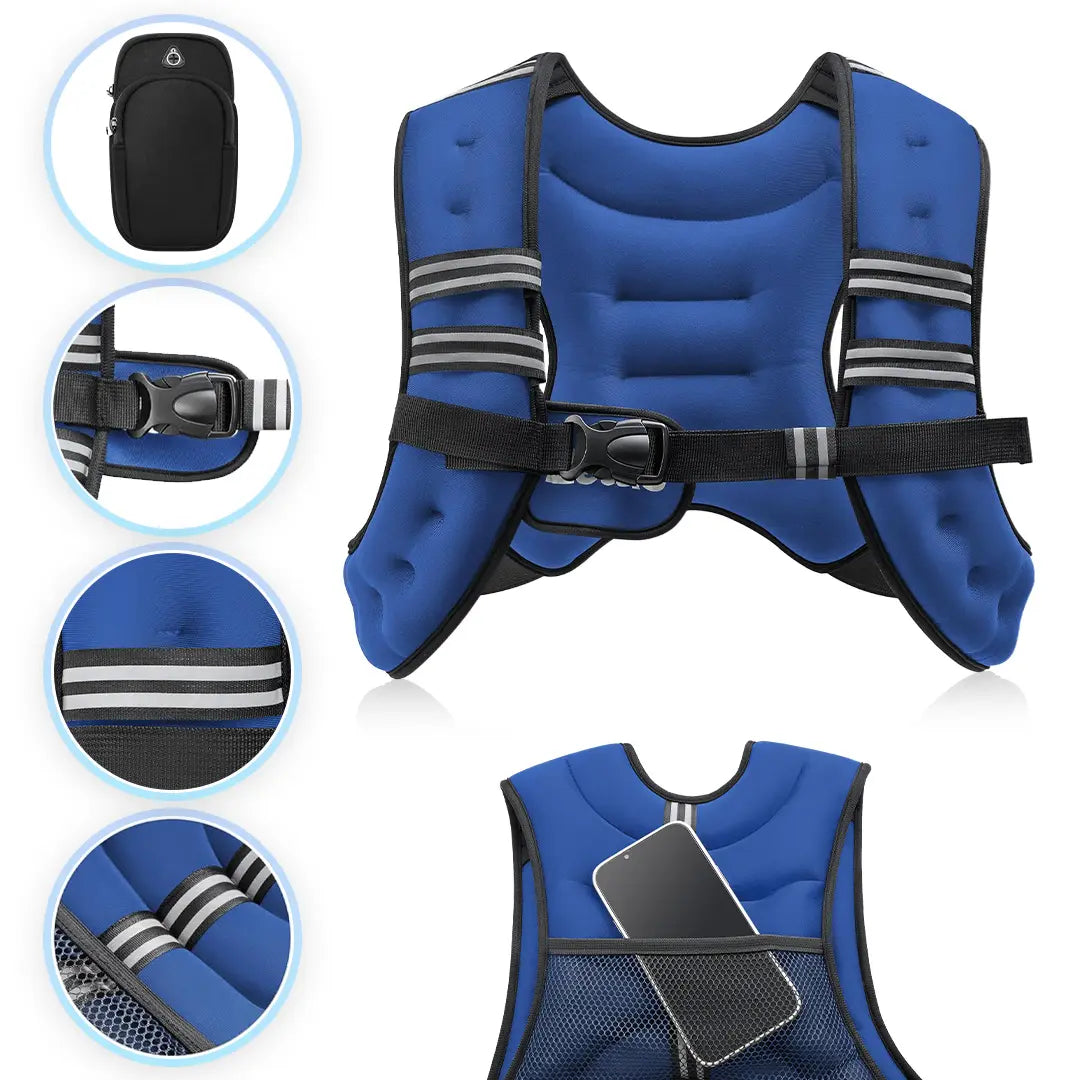 IronVest™ | Chaleco de Peso Ajustable para Multiplicar tus Resultados