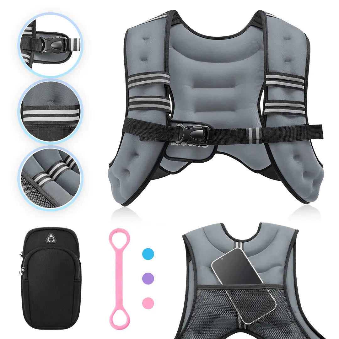IronVest™ | Chaleco de Peso Ajustable para Multiplicar tus Resultados