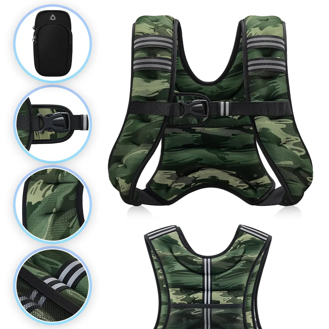 IronVest™ | Chaleco de Peso Ajustable para Multiplicar tus Resultados