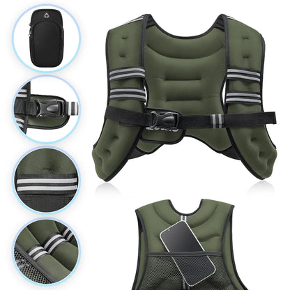 IronVest™ | Chaleco de Peso Ajustable para Multiplicar tus Resultados
