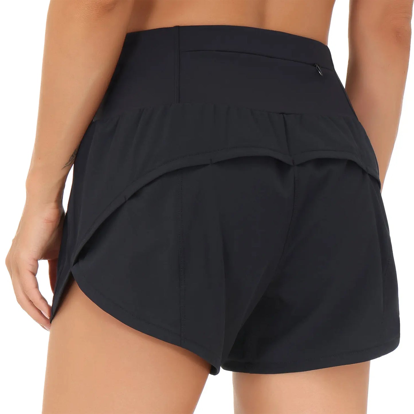 MoveFit™ | Short Deportivo de Cintura Alta con Bolsillos