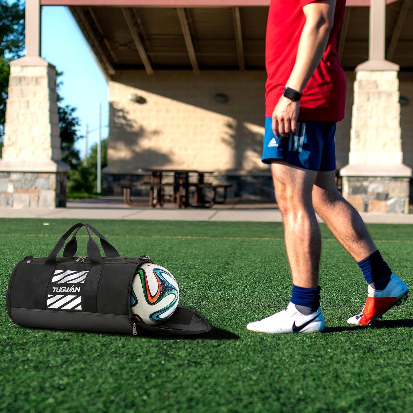 SportMax™ | Bolso Deportivo Multifuncional con Compartimento para Zapatos