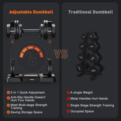 PowerFlex™ | Mancuernas Ajustables Todo en Uno para Entrenar en Casa