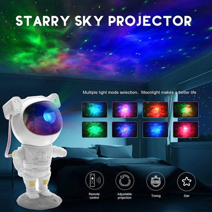 GalaxyDream™ | Proyector Astronauta que Convierte tu Habitación en una Galaxia