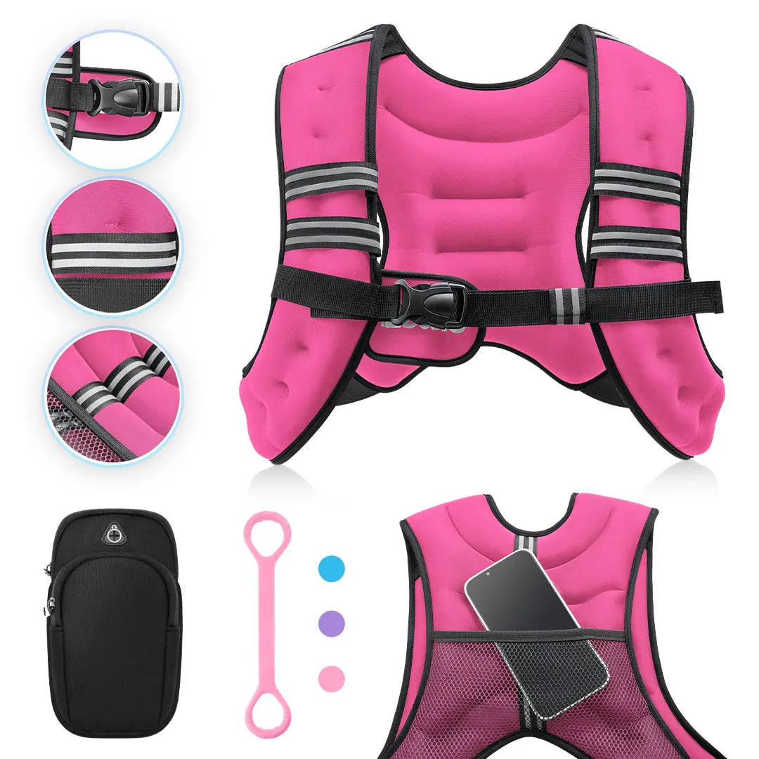 IronVest™ | Chaleco de Peso Ajustable para Multiplicar tus Resultados