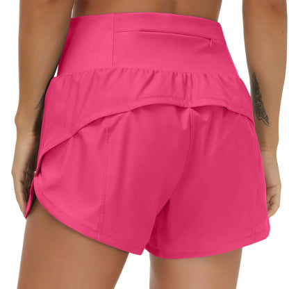 MoveFit™ | Short Deportivo de Cintura Alta con Bolsillos