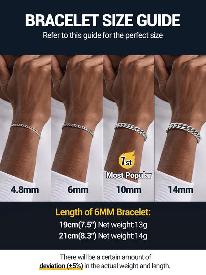 Pulsera de cadena para hombre